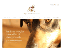 Tablet Screenshot of adogslifepetsalon.com